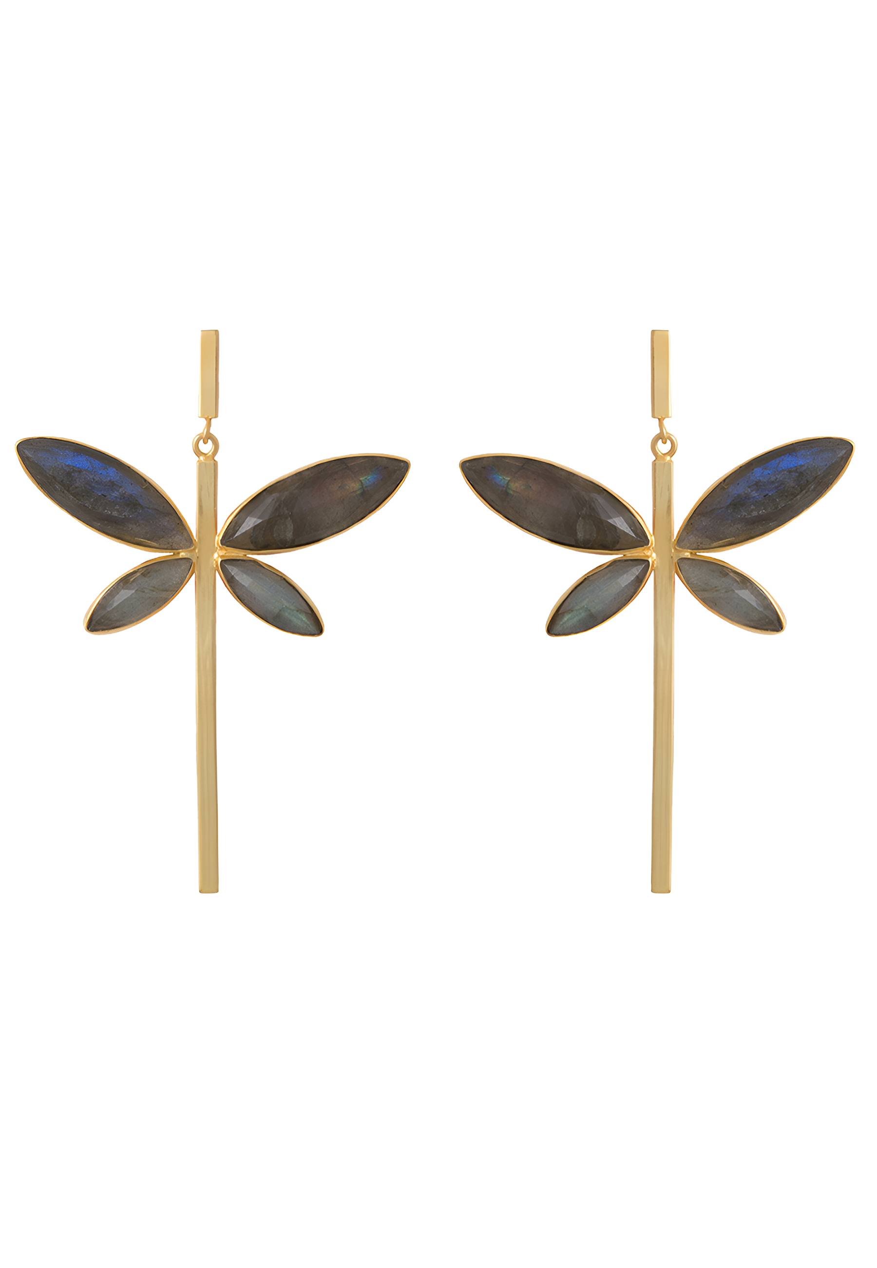 Pendientes Dafne Gris