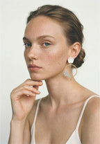 Pendientes Daisy Verde Agua