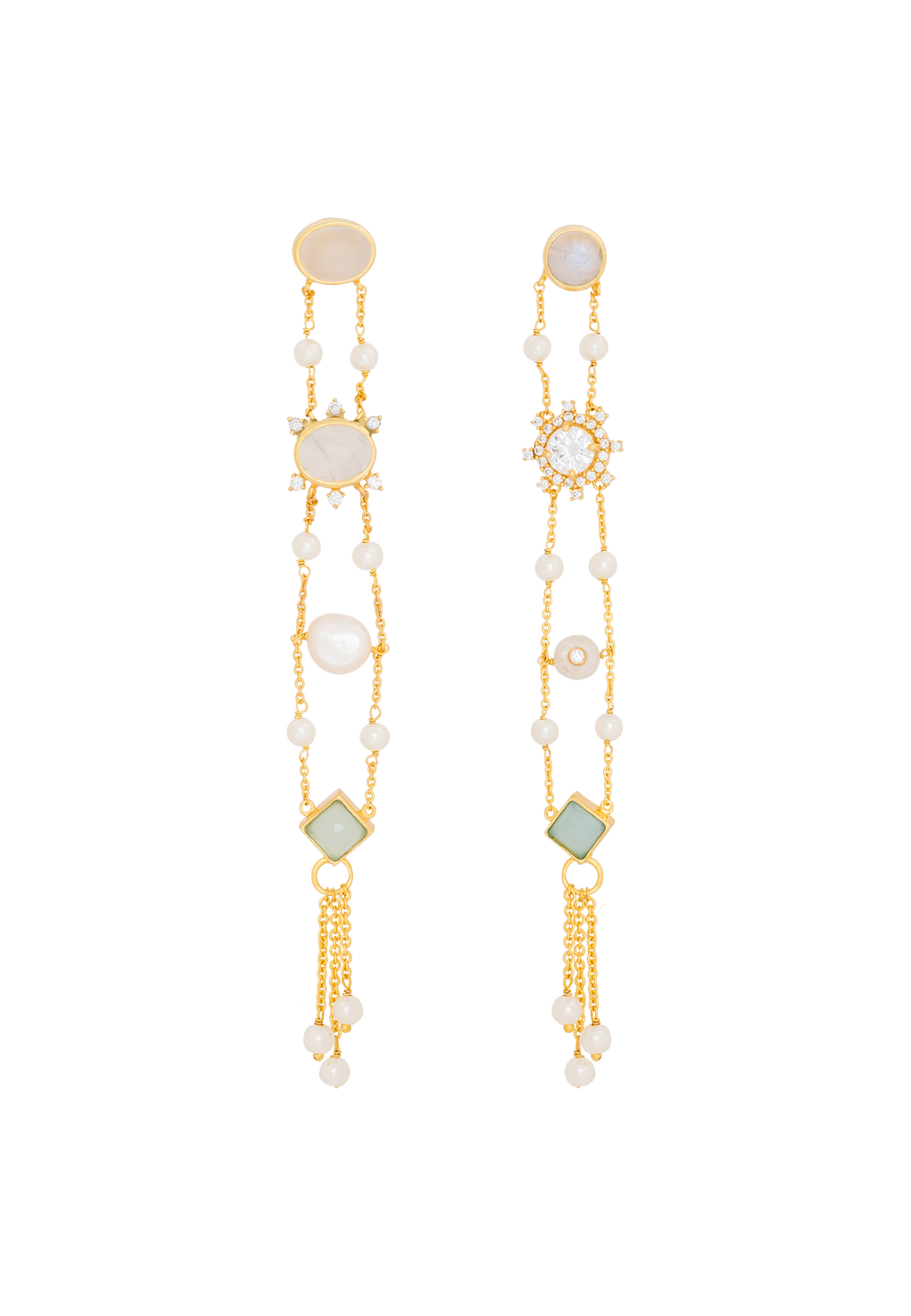 Pendientes Galatea Blancos