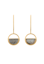 Pendientes Indira Maxi Gris