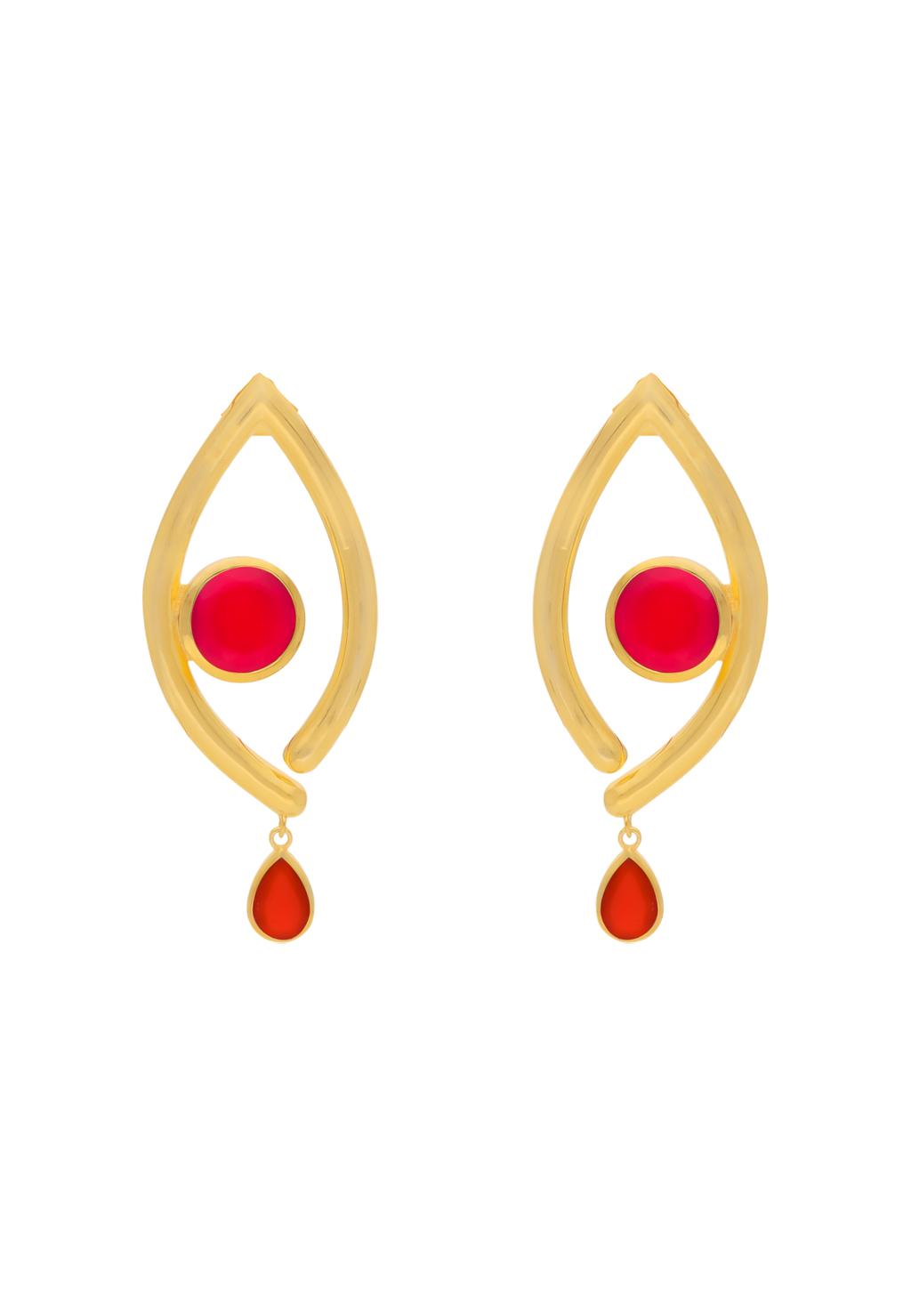 Pendientes Intuition Naranja
