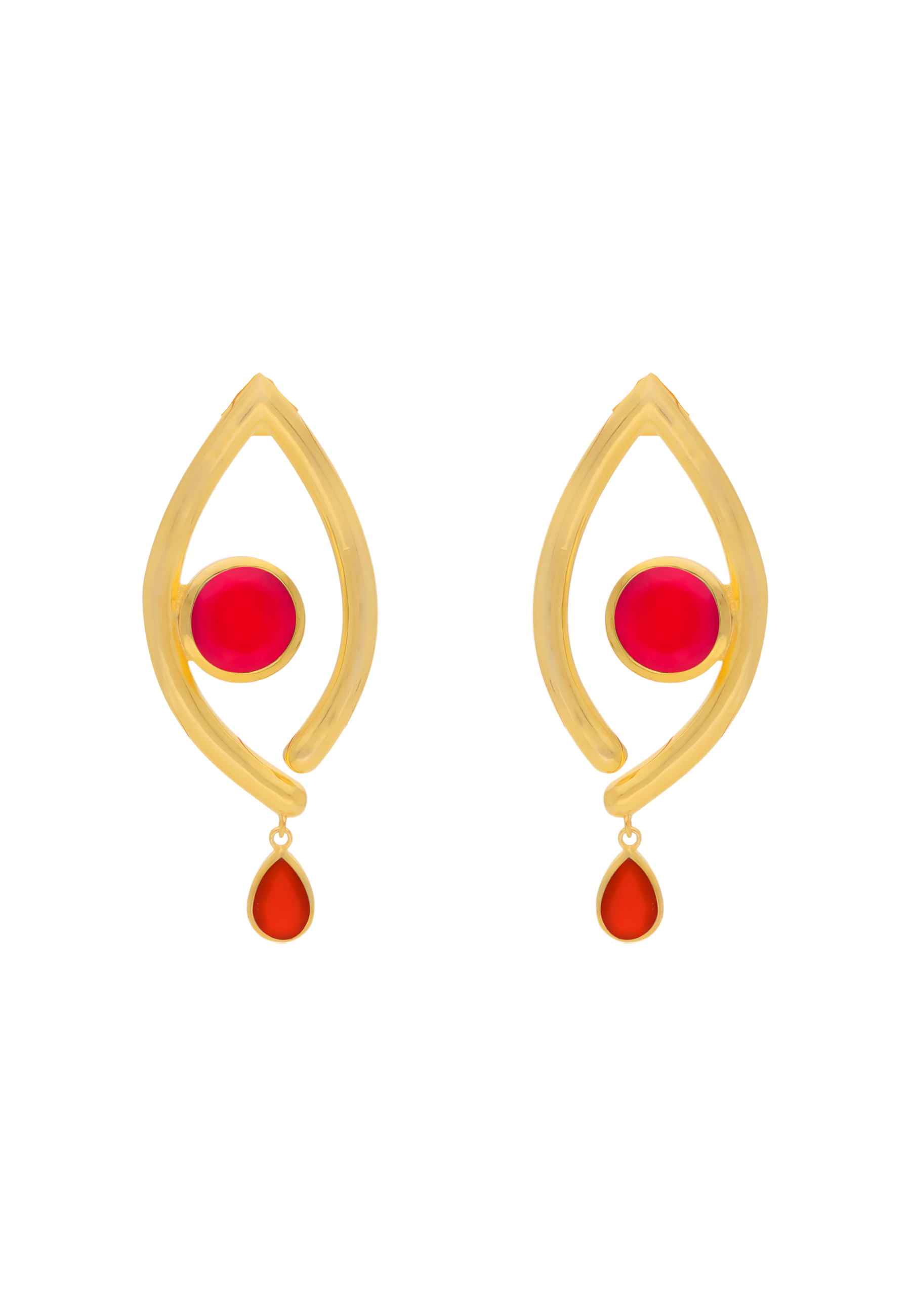 Pendientes Intuition Naranja