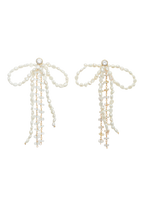 Pendientes Lazo Perlas Aurora