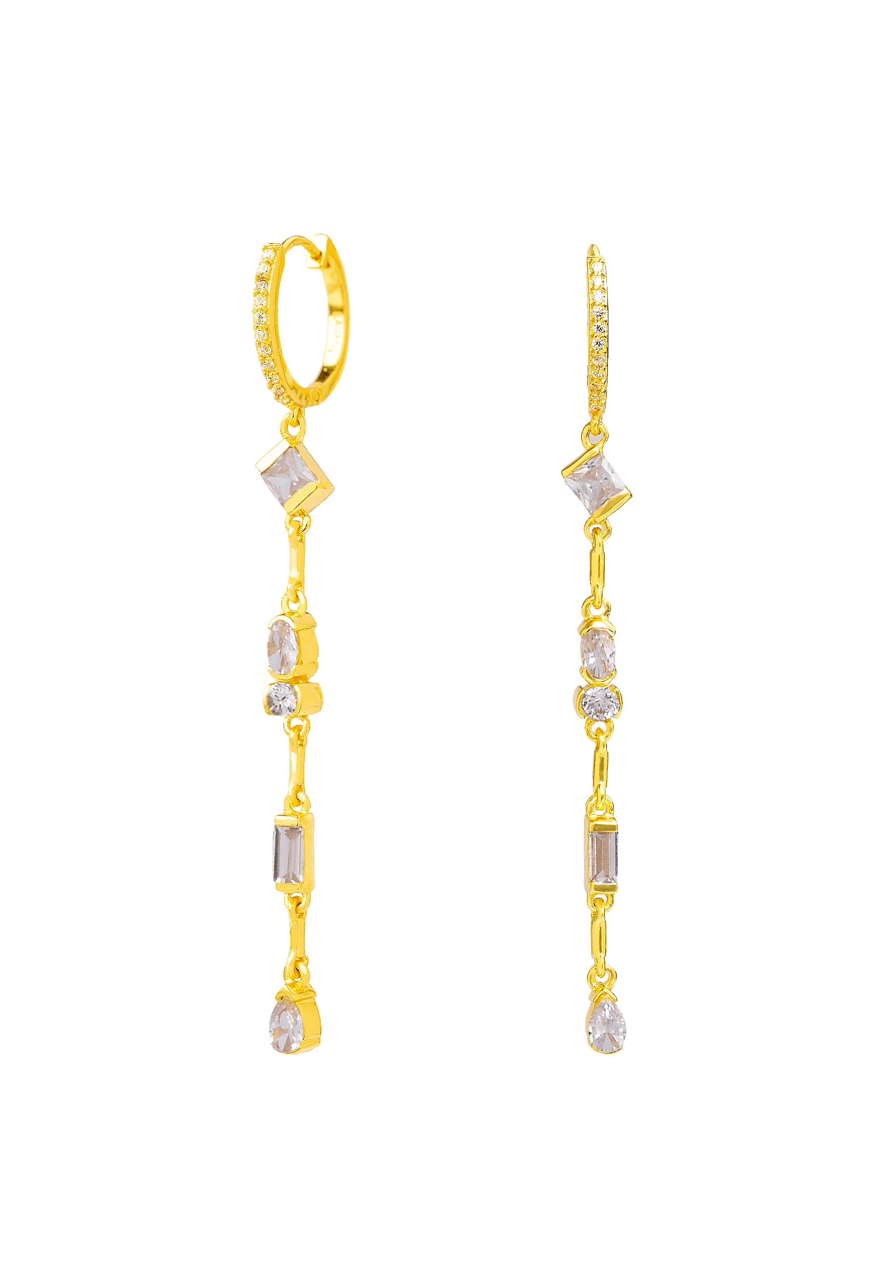 Pendientes Mystere Blancos