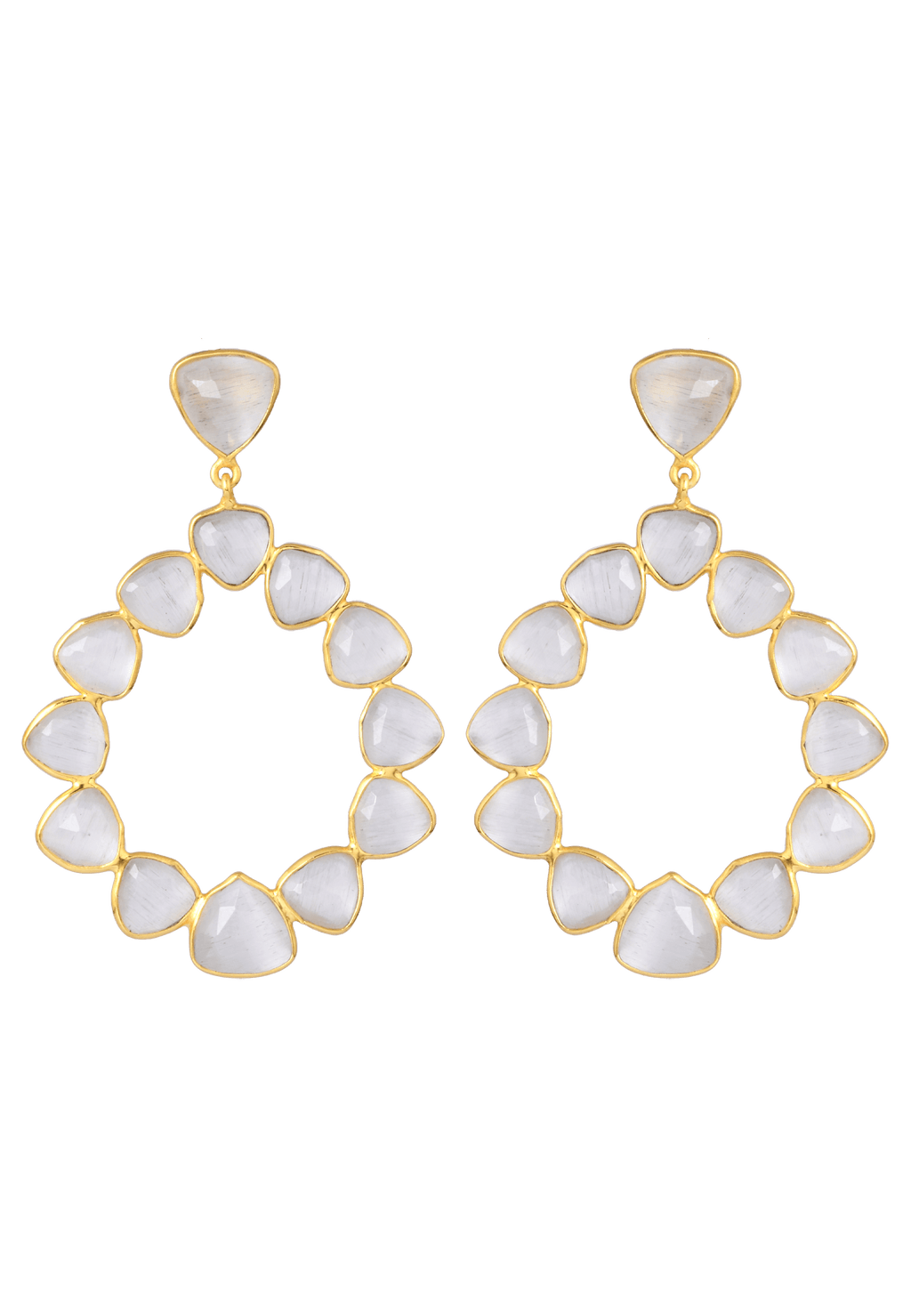 Pendientes Palmira Blancos