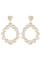 Pendientes Palmira Blancos