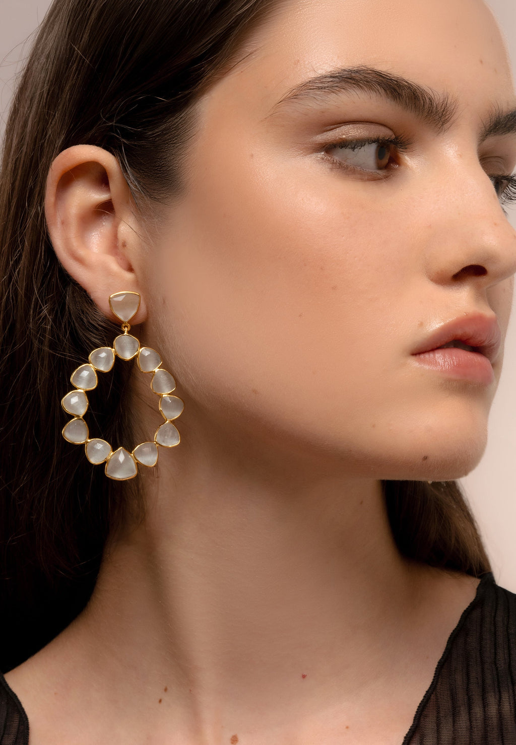 Pendientes Palmira Blancos