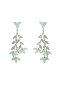 Pendientes Plata Blume Aguamarina