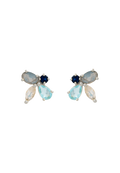 Pendientes Plata Cinema Aguamarina