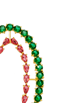Pendientes Rivoli Fucsia y Verde