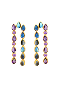 Pendientes Samsara Morado