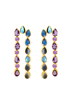Pendientes Samsara Morado