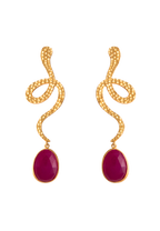 Pendientes Thar Rubí