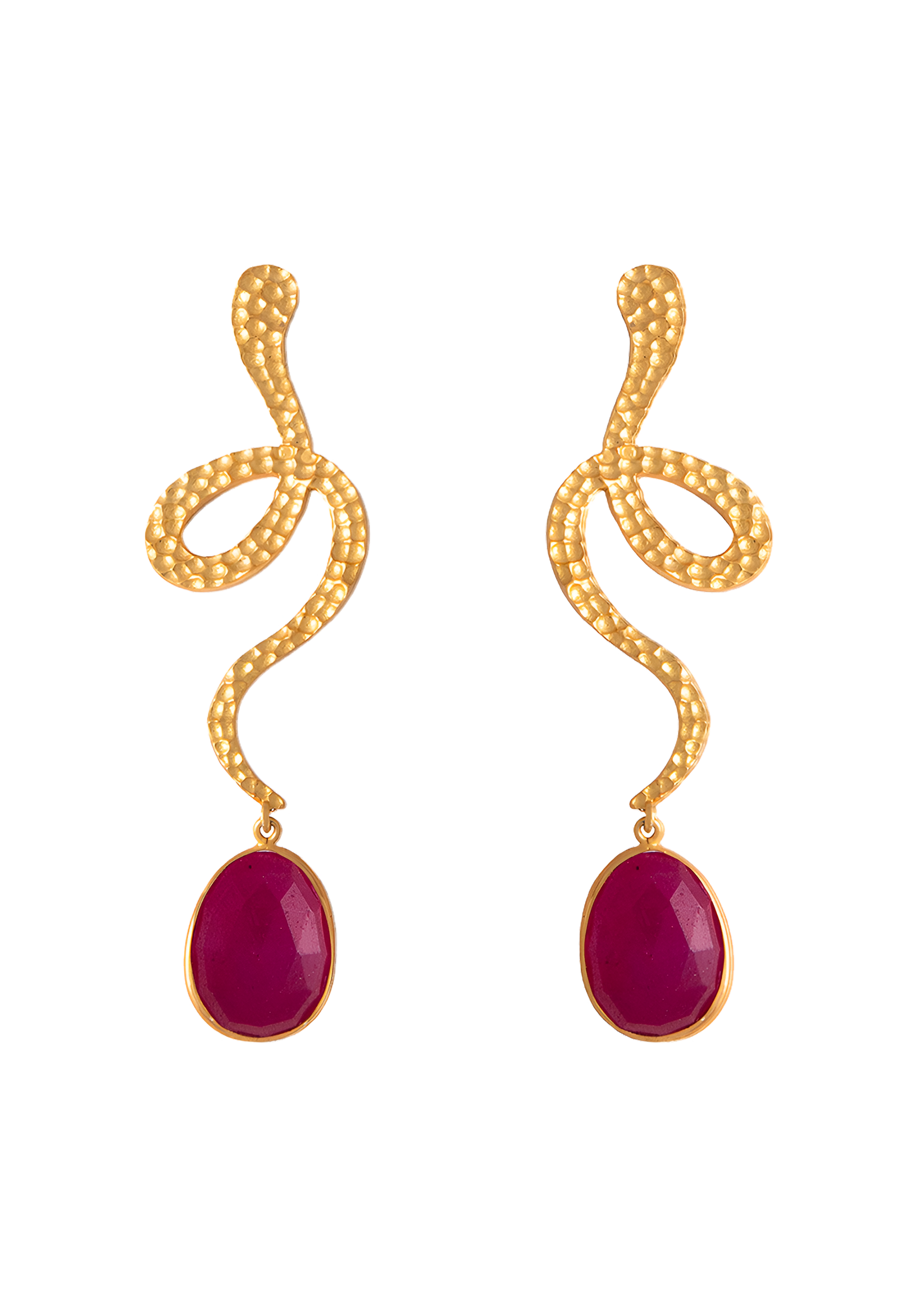 Pendientes Thar Rubí