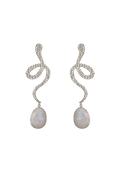 Pendientes Plata Thar Blanco
