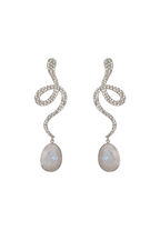 Pendientes Plata Thar Blanco