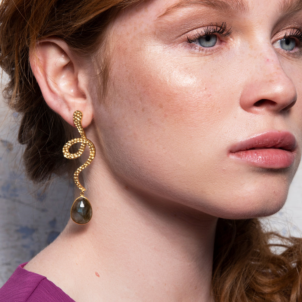 Pendientes Thar Gris