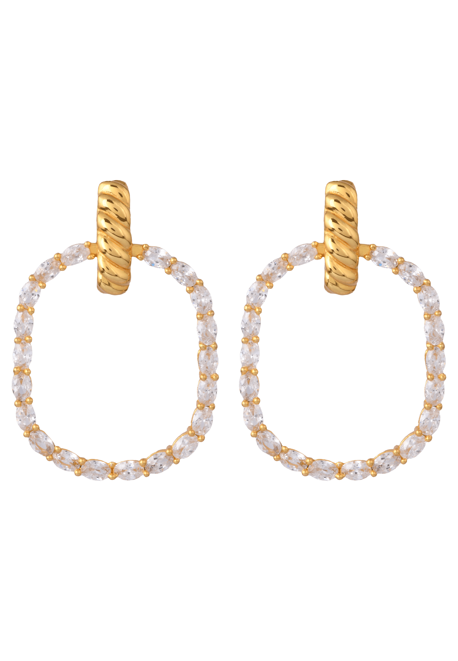 Pendientes Twiggy Blanco