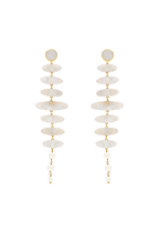 Pendientes Zenith Blanco