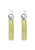 Pendientes Liliana Verdes Plata