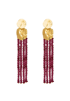 Pendientes Liliana Granate