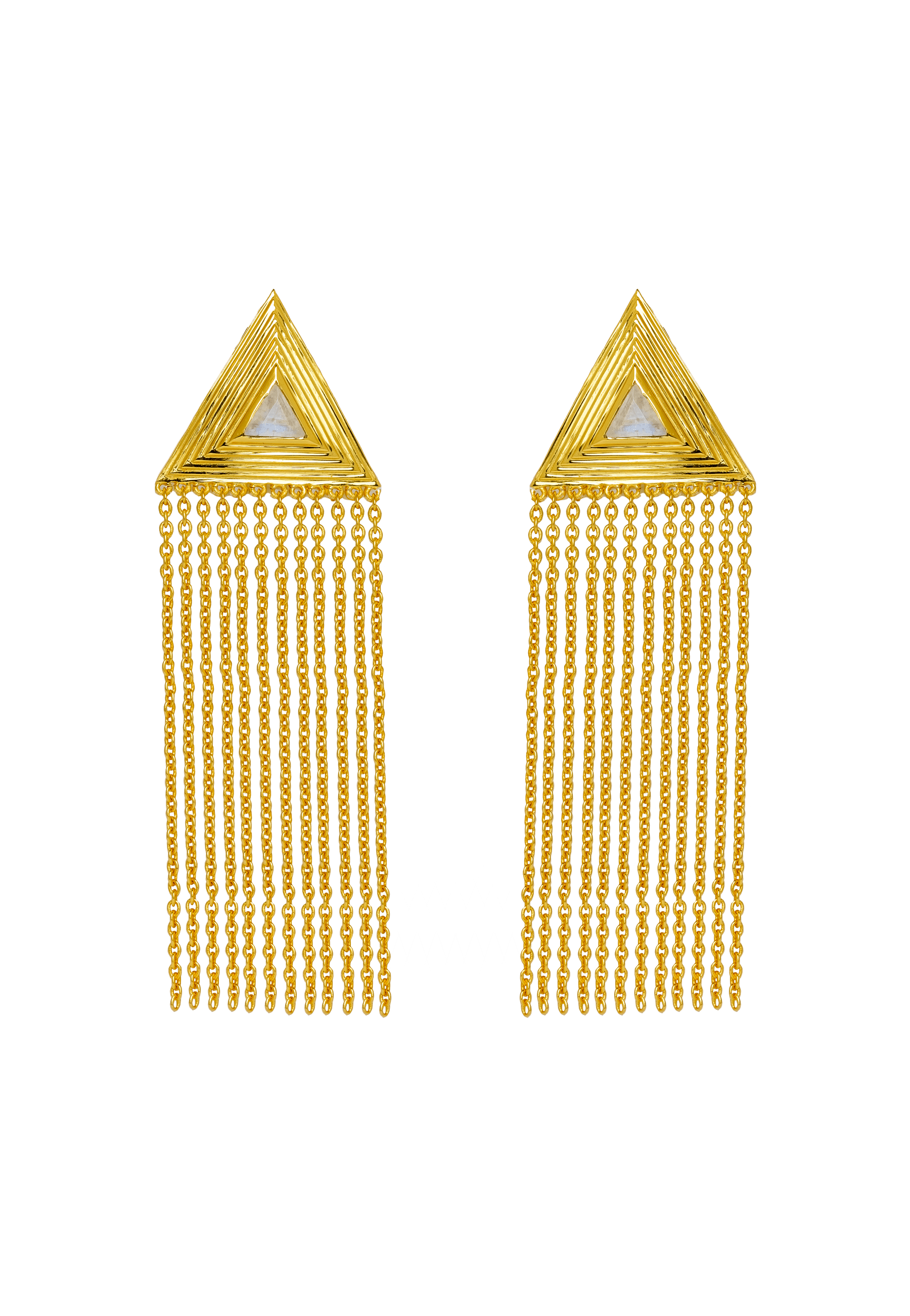 Pendientes Ópera Triángulo