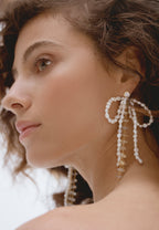Pendientes Lazo Perlas Aurora