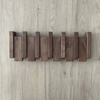 Perchero de pared Verona madera natural – colgador plegable escandinavo