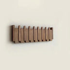 Perchero de pared Verona madera natural – colgador plegable escandinavo
