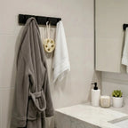 Perchero de pared moderno Palermo - Perchero metal negro