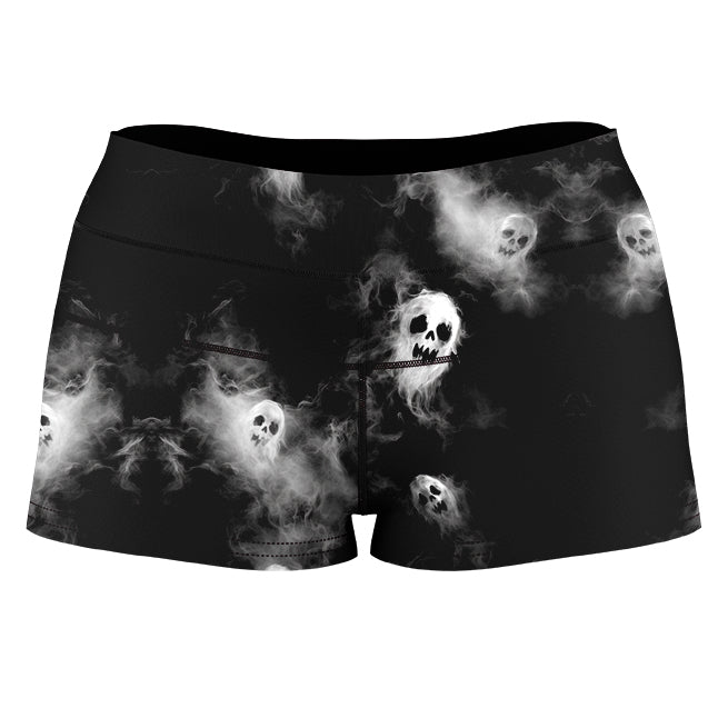 Phantom Mist High-Waisted Women's Shorts