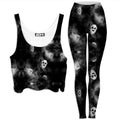 Phantom Mist Crop Top and Leggings Combo