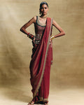 Zohra Pre Stitched Sari By KYNAH, Luxury Indian Fashion & Bridal Wear