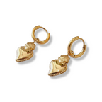 Pendientes aros con Corazon