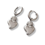 Pendientes aros con Corazon