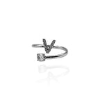 Anillo Alphabet Ring (Plateado)