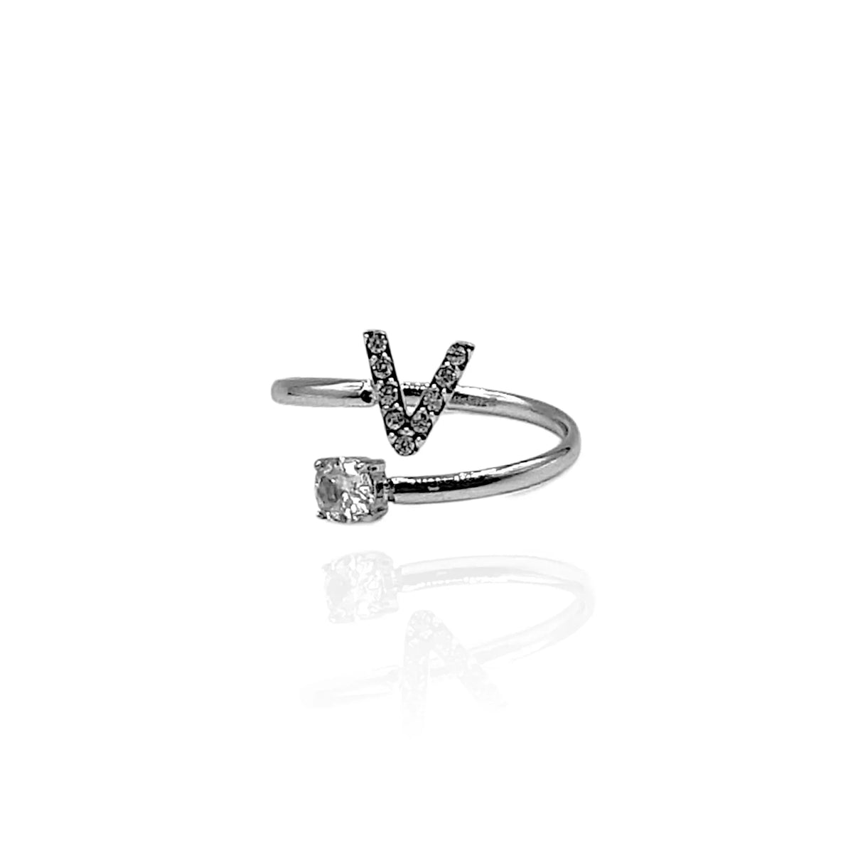 Anillo Alphabet Ring (Plateado)