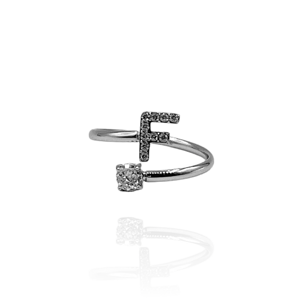 Anillo Alphabet Ring (Plateado)