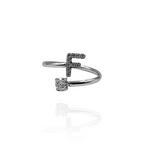 Anillo Alphabet Ring (Plateado)