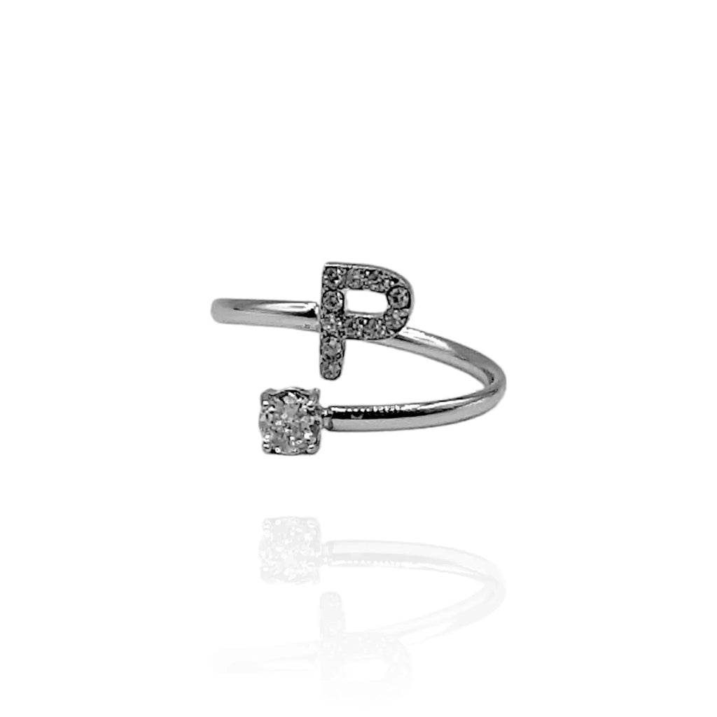 Anillo Alphabet Ring (Plateado)