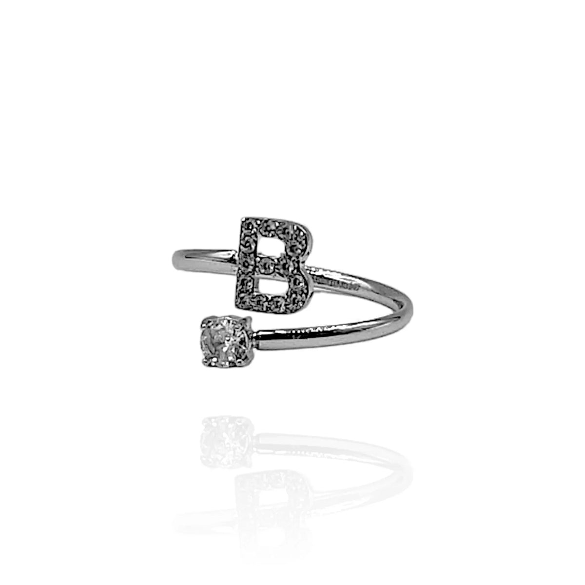 Anillo Alphabet Ring (Plateado)