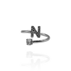 Anillo Alphabet Ring (Plateado)