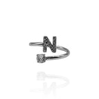 Anillo Alphabet Ring (Plateado)