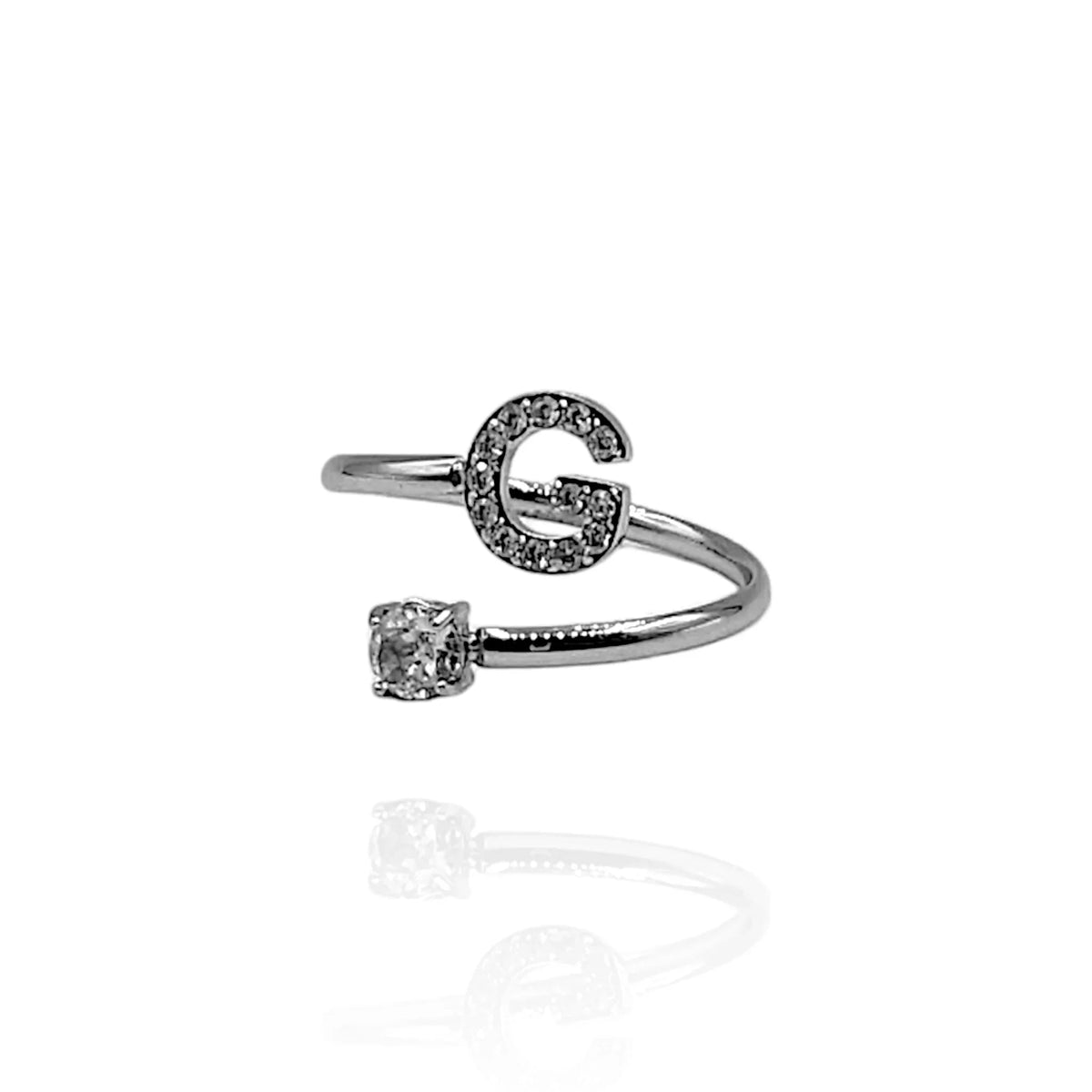 Anillo Alphabet Ring (Plateado)