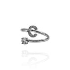 Anillo Alphabet Ring (Plateado)