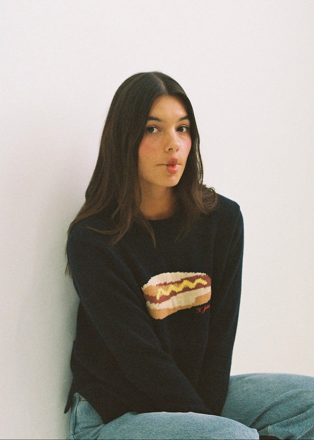 K. Juliet Hot Dog Knit