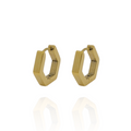 Pendiente  Aros Rombo