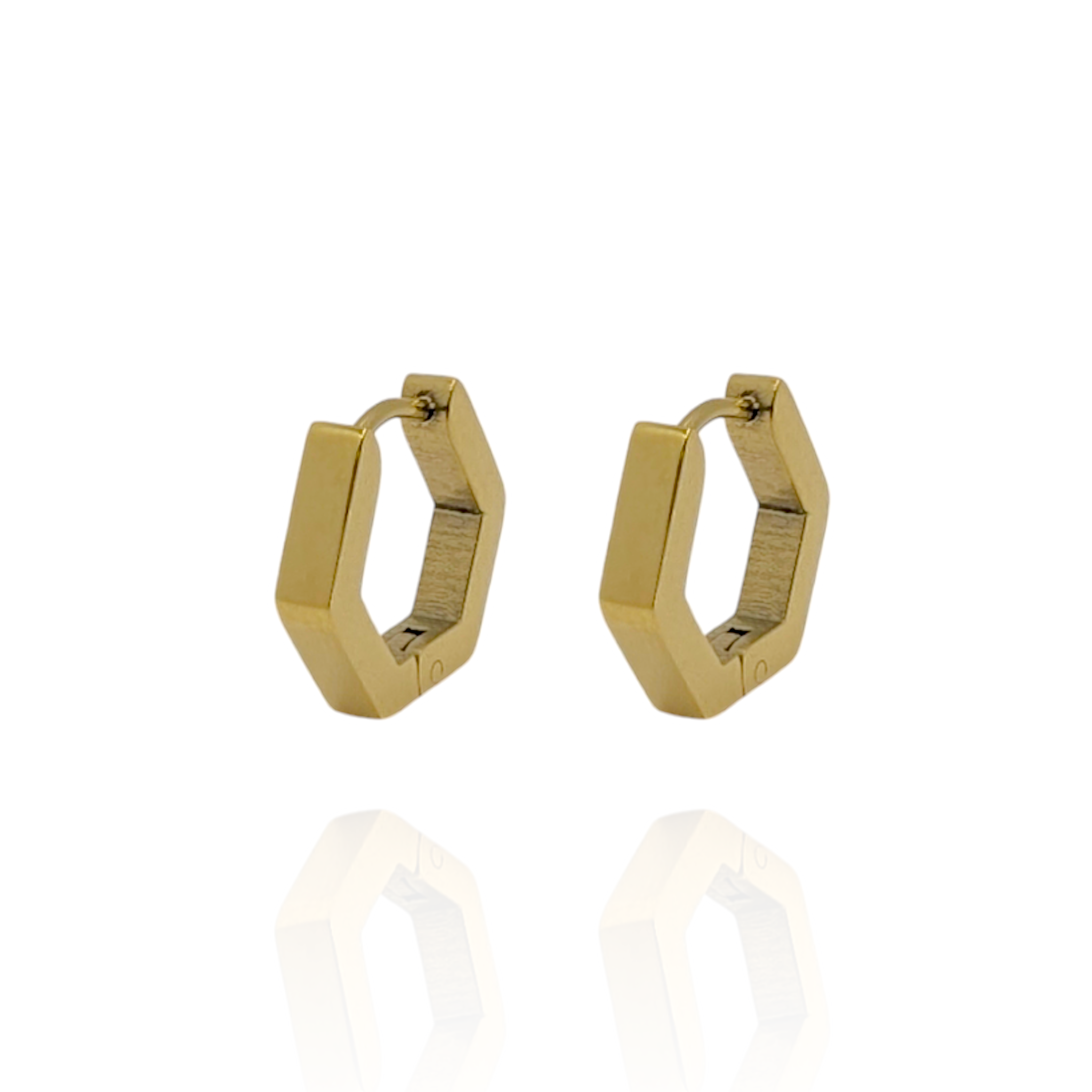 Pendiente  Aros Rombo