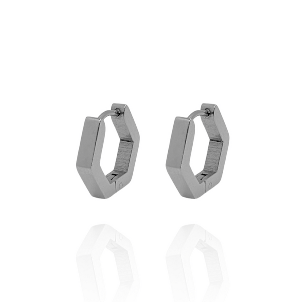 Pendiente  Aros Rombo