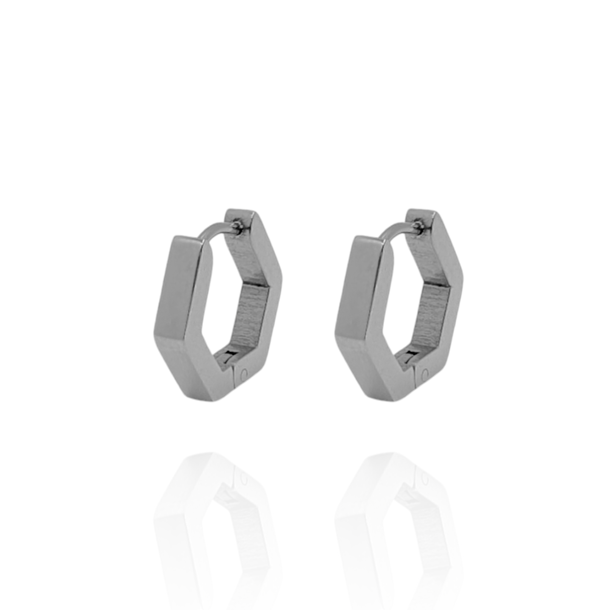 Pendiente  Aros Rombo